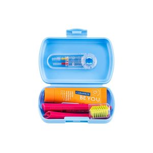 Curaprox Travel Set Γαλάζιο (Οδοντόκρεμα - Μεσοδόντια - Οδοντόβουρτσα) -  Be You 10ml