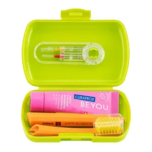 Curaprox Travel Set Πράσινο (Οδοντόκρεμα - Μεσοδόντια - Οδοντόβουρτσα)- Be You 10ml
