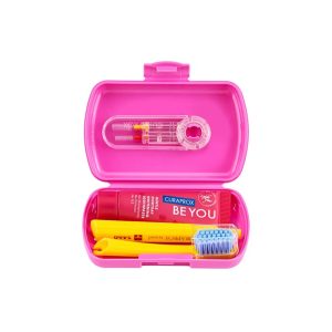 Curaprox Travel Set Ροζ (Οδοντόκρεμα - Μεσοδόντια - Οδοντόβουρτσα) - Be You 10ml