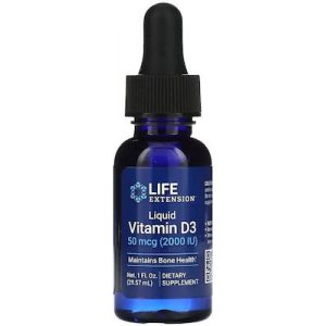 Life Extension Liquid Vitamin D3 50Mcg (2000Iu) 59ml