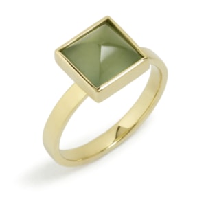 oud goud omgesmolten tot een ring