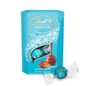 Lindt LINDOR Cornet Salted Caramel 200g