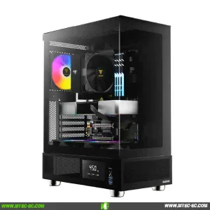 Gamdias ATLAS E1 3 Fan Case Gamer Diseño Panorámico tienda gamer