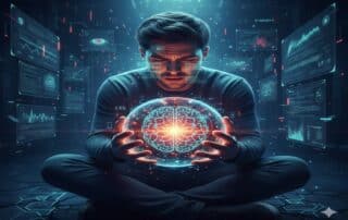 AI and Anxiety Concept