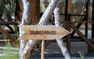 The Jordan River, Tourist Sign