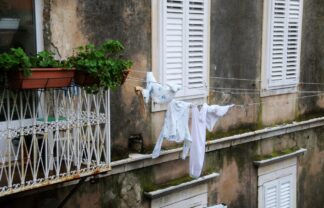 Croatia, Dubrovnik, Laundry day