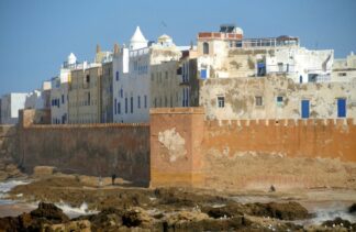 Essaouira, Morocco, Walled City from the Sea