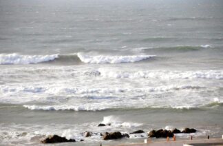 Essaouira, Morocco, Tide and Rocks