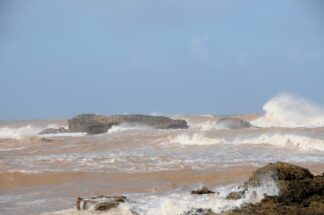 Essaouira, Morocco, Beach, Tides 1