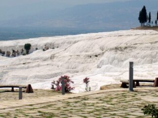 Pamukkale, Turkey, White Travertine Spa