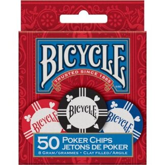 Poker Chips: 8 Gram Clay (50)