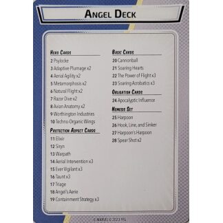 Angel Preconstructed Deck Reference