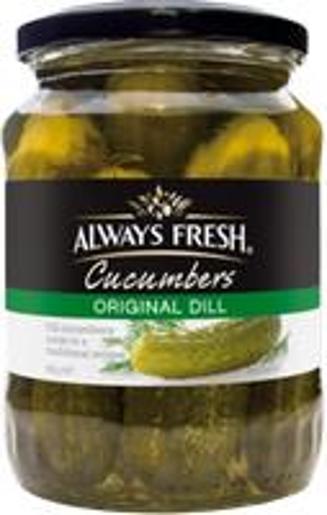 ALWAYS FRESH CUCUMBER DILL 680GM Pack Size: 6