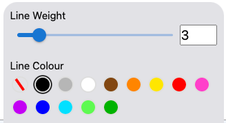 Edsby artboard draw tool options