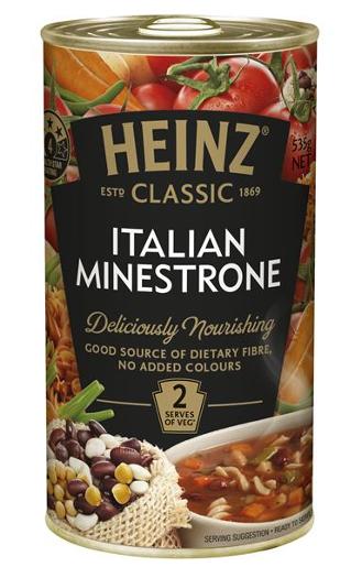 HEINZ SOUP CLASSIC ITALIAN MINESTRONE 535G Pack Size: 12