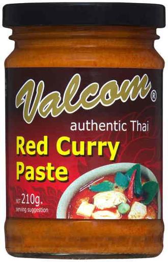 VALCOM RED CURRY PASTE 210GM Pack Size: 6