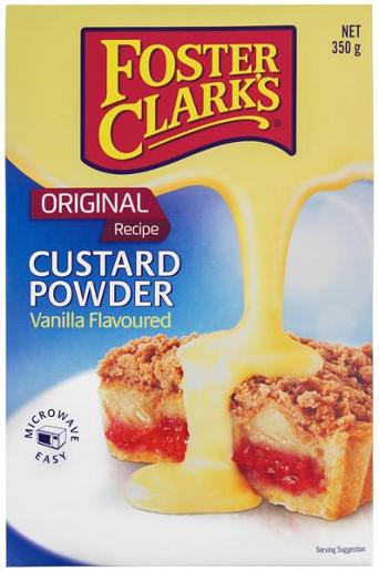 FOSTER CLARK'S VANILLA CUSTARD POWDER 350GM Pack Size: 10