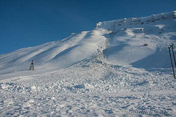 Lavin vid Longyearbyen