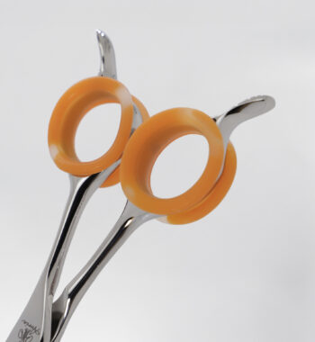 Dedales de silicona naranja y blanco