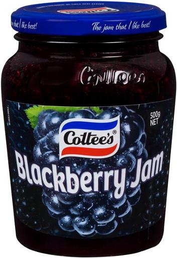 COTTEES BLACKBERRY JAM 375GM Pack Size: 6