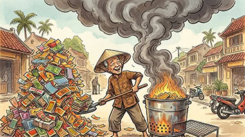 Việc đốt tiền vàng mã có vi phạm pháp luật?
