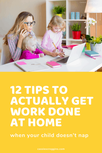 how to work at home with kids