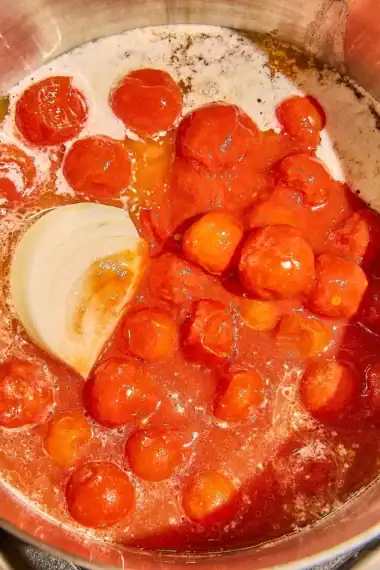 easy cherry tomato butter sauce