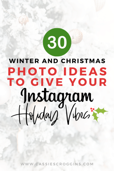 winter and christmas photo ideas