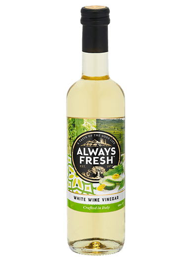 ALWAYS FRESH WHITE WINE VINEGAR 500ML Pack Size: 6