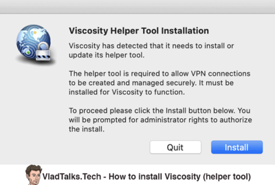 How to install OpenVPN on Mac - All available options 18 How to install Viscosity (helper tool)