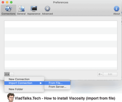 How to install OpenVPN on Mac - All available options 22 How to install Viscosity - Import from file