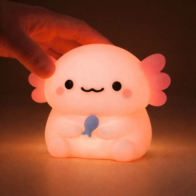 Axolotl LED nočná lampa silikónová animácia