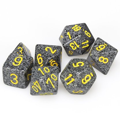 Urban Camo Speckled Polyhedral 7 Die Set