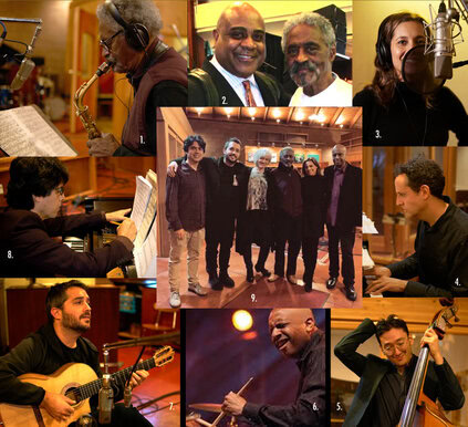 JazzBalletSuites photo montage of the players.
