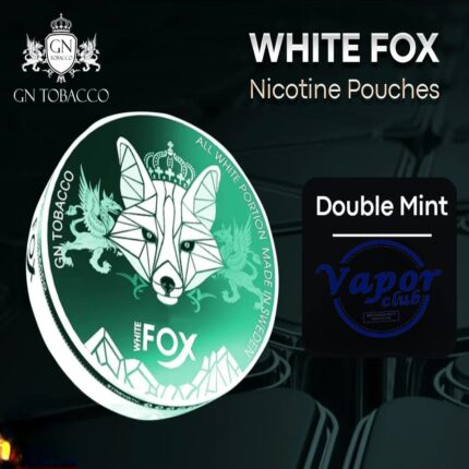 White Fox Nicotine Pouches Double Mint