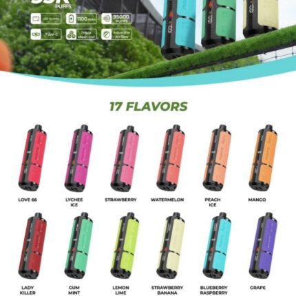 KIEF King 35000 Puffs 3MG Nicotine DTL Disposable Vape In UAE