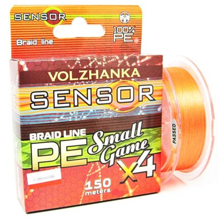 Nöör VOLZHANKA Sensor Small Game X4 Orange - 150m 0,06mm/1,8kg
