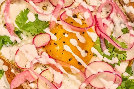 Fried Egg Taco Closeup