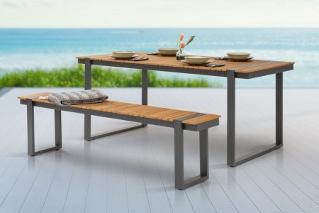 Garten-Lavica Tampa Lounge 180cm Polywood prírodná