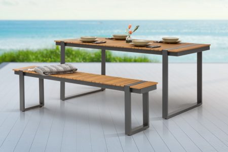 Garten-Lavica Tampa Lounge 180cm Polywood prírodná