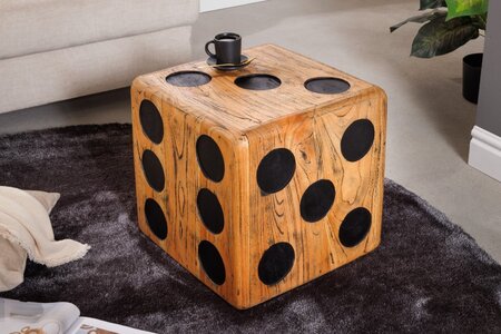 Konferenčný stolík Cube 40cm prírodná