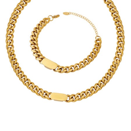 Business woman wearing energy jewelry