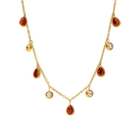 Designer with white zircon