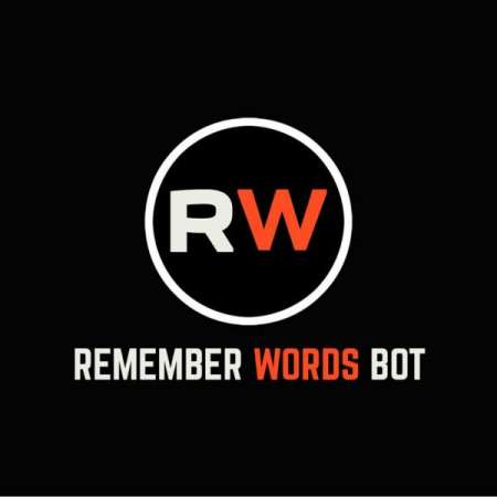 Логотип телеграмм бота - Telegram бот RememberWords для изучения слов и языка - Образование