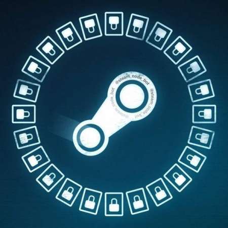 Логотип телеграмм бота - Генератор кодов Steam Guard: Telegram бот для 2FA - Инструменты