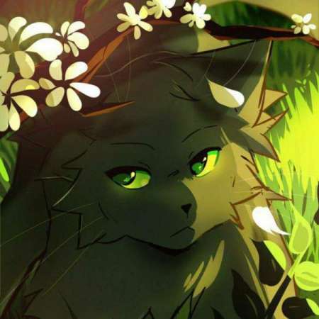 Логотип телеграмм канала - Лучшие арты и викторины для фанатов Warriors Cats в Telegram - Дизайн