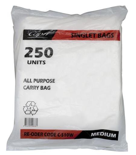 CAPRI CARRY BAGS 250S Pack Size: 12