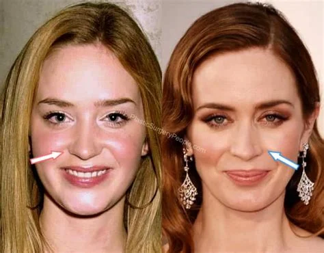 Emily Blunt Before and After Plastic Surgery