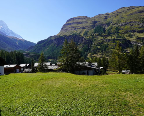 Blick nach Südwesten von der zwei Zimmer Wohnung