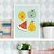 kinderkamer poster fruit, met lachende gezichten